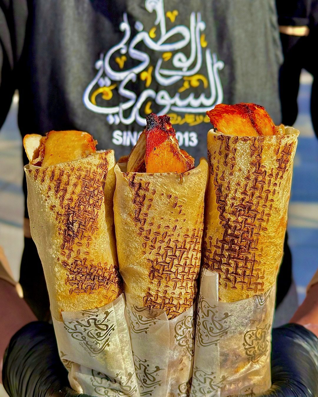 ساندوتش شاورما فراخ